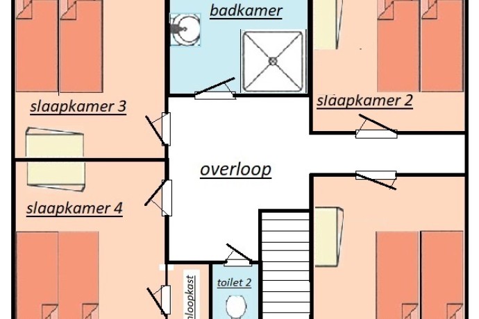 Plattegrond, Narcis, bovenverdieping.jpg