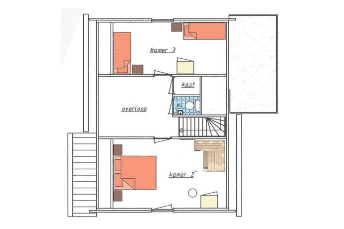 Plattegrond, Orchis, bovenverdieping met sauna.jpg