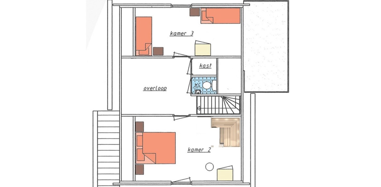 Plattegrond, Orchis, bovenverdieping met sauna.jpg