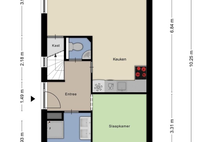Plattegrond beneden - Lotus